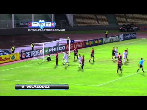 Gol de Velázquez. Instituto 1 - Patronato 1. Fase Final II. Copa Argentina FPT