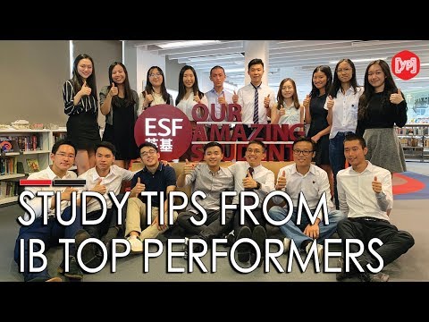 Study tips from IB top performers