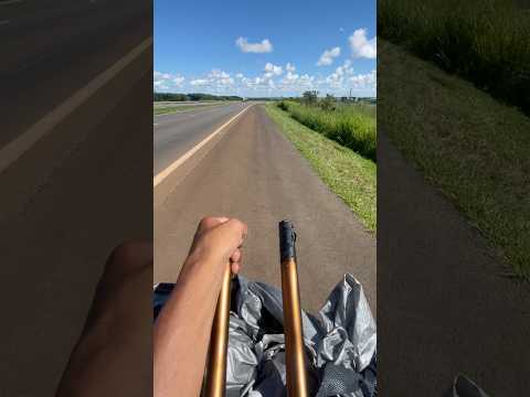 Pedalei até Cristalina 110 km no estado do Goiás em um dia só de reta