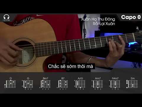 (Beat Guitar) Xuân Hạ Thu Đông Rồi Lại Xuân - Amee | Guitar Cover | Karaoke | Ngầu Guitar
