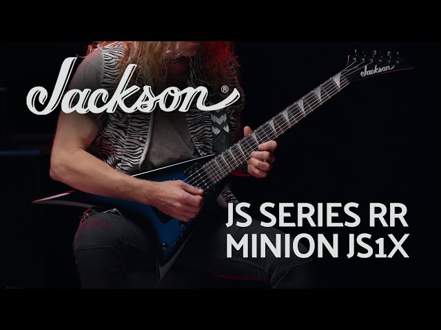 Vídeo relacionado con Jackson JS Series RR Minion JS1X Electric Guitar, Amaranth Fingerboard, Metallic Blue Burst