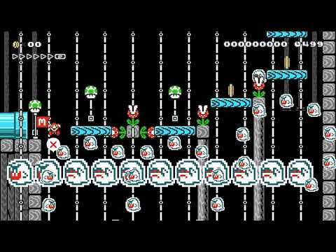 ☆★☆Ghosthouse Platforms ☆★☆ by ☆Lionaris☆ 🍄 Super Mario Maker 2 ✹Switch✹ #ayr