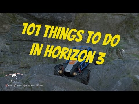 101 Things to do in Forza Horizon 3