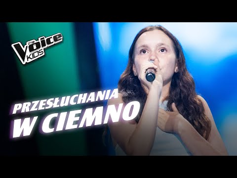 Emilia Bednarz - „Deszcz” - Przesłuchania w ciemno | The Voice Kids Poland 8