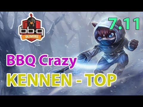 bbq OLIVERS Crazy - Kennen vs Jarvan IV Top - Korean Pro Replay
