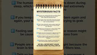 7 Mysterious Facts That Will Blow Your Mind 😱