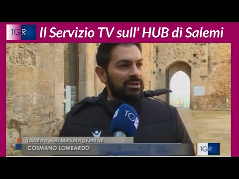 TGR Sicilia interviews Cosmano Lombardo, WMF founder and creator, during the opening of the Hub at Salemi (TP)