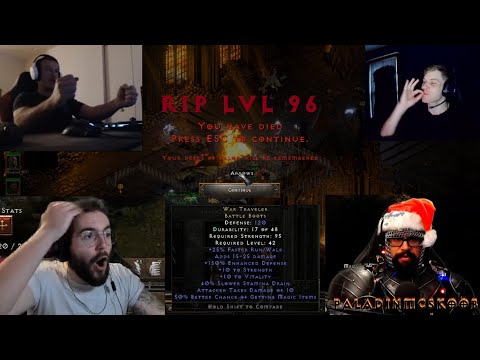 D2R CLIPS #28 - HC DEATHS, TYRAEL'S MIGHT IN HC, LVL-UP SAVES HC, CRAZY PREDICTION & REACTIONS!