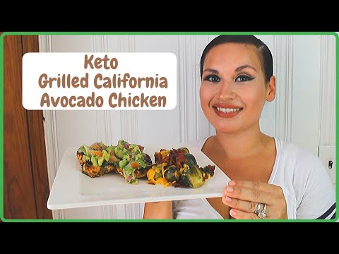 Keto Grilled California Avocado Chicken
