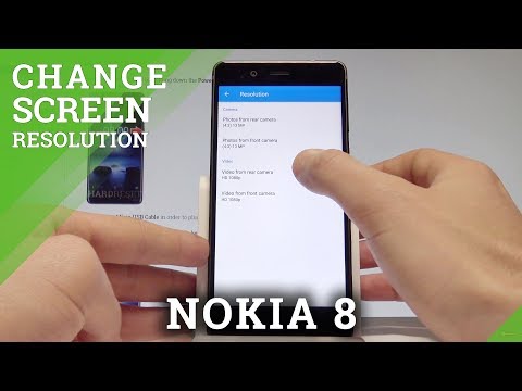 How to Change Camera Resolution on NOKIA 8 - Set Up Photos and Video Quality