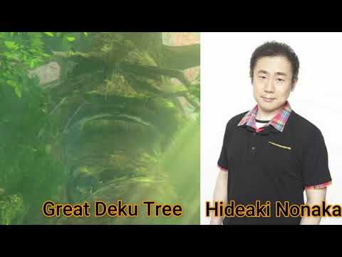 Character and Voice Actor - Zelda Tears of the Kingdom Japanese - Great Deku Tree - Hideaki Nonaka