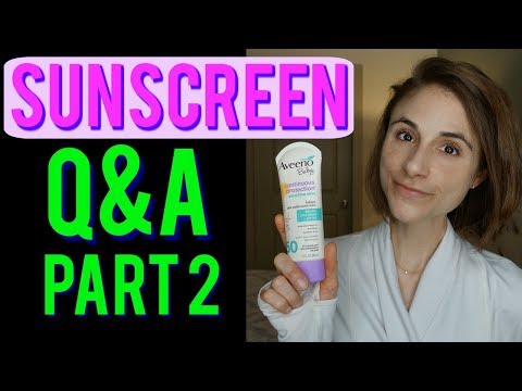 Sunscreen safety Q&A: oxybenzone, retinyl palmitate, DHA, kids