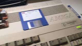 Commodore Amiga 500 PC PSU Hack, Late night video clip