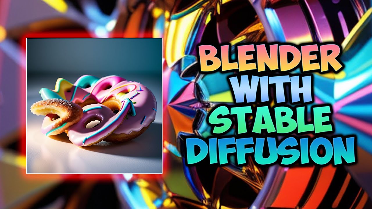 Blender With Stable Diffusion Tutorial - Donut