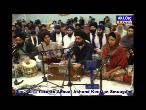 018 Toronto Dec. 2014 Smaagam - Monday Evening Keertan - Bh. Gurdeep Singh Jee Toronto