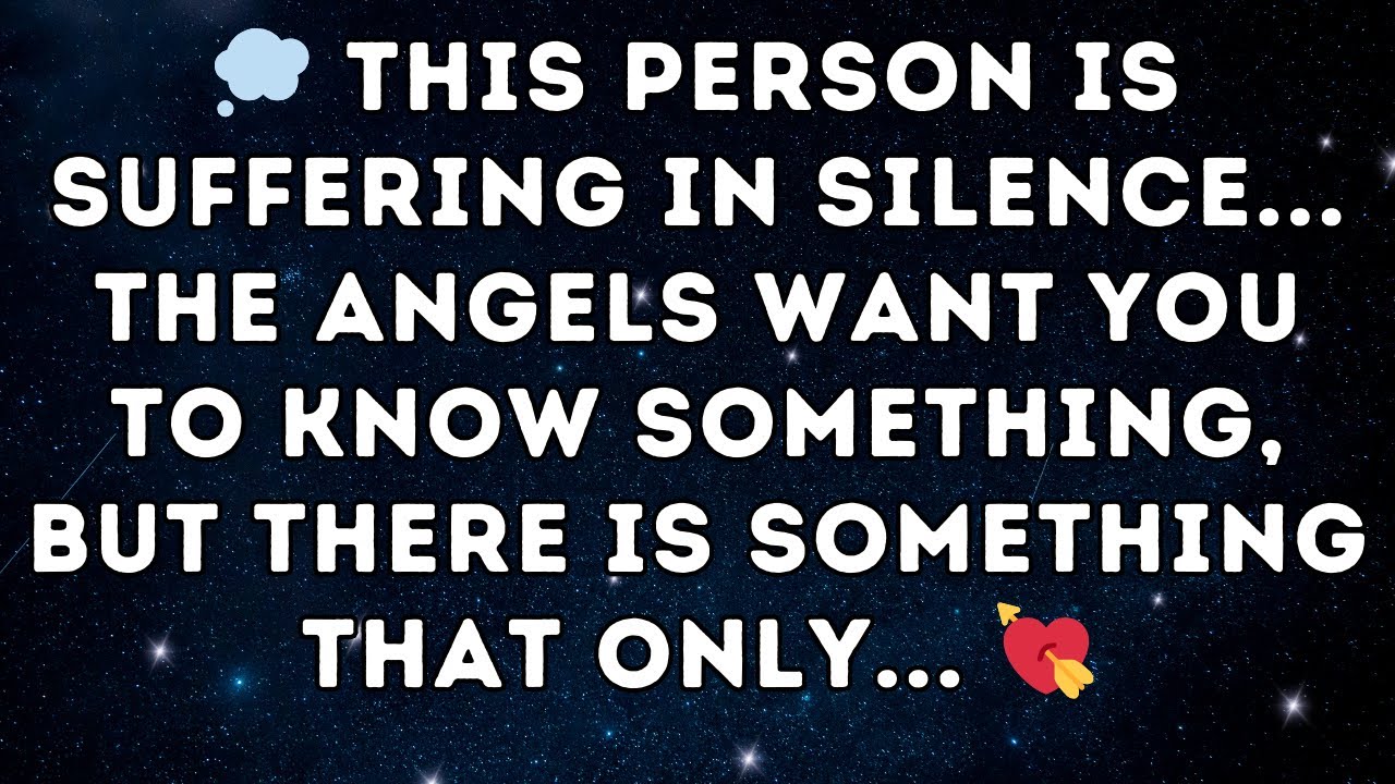 💭 This person is suffering in silence... the angels want you to know something, but there is...