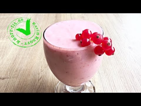 EIWEISS-SHAKE MIT BEEREN I Smoothie I Gesundes Frühstück I Karin Knorr Ernährungstraining