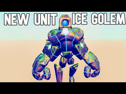 NEW HERO UNIT ICE GOLEM VS ALL UNITS- TABS NEW UNIT - TABS MODS - TABS CHALLENGE - TABS TOURNAMENT