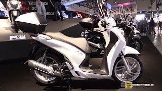 2015 Honda SH 150i ABS Scooter - Walkaround - 2014 EICMA Milan Motorcycle Exhibition