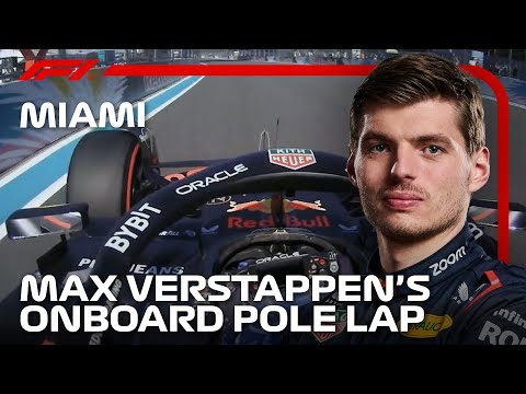 フェルスタッペンのポールオンボード映像 F1 2024 第6戦マイアミGP(マイアミ)