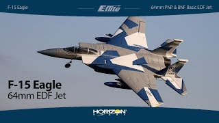 E-flite F-15 Eagle 0.7m SAFE Select BNF Basic