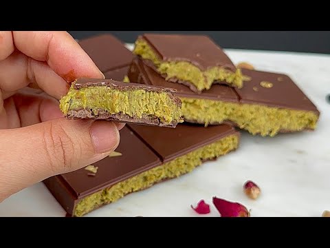 Comment Faire La Viral Tablette de Chocolat de Dubaï à la Pistache ! Qui fait Le Buzz !