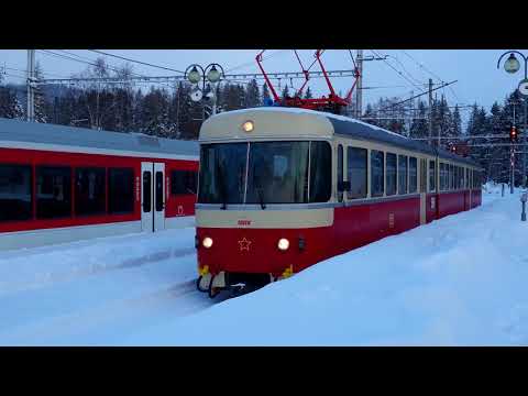 Ferrovia - Vysoké Tatry / High Tatras - janeiro de 2019
