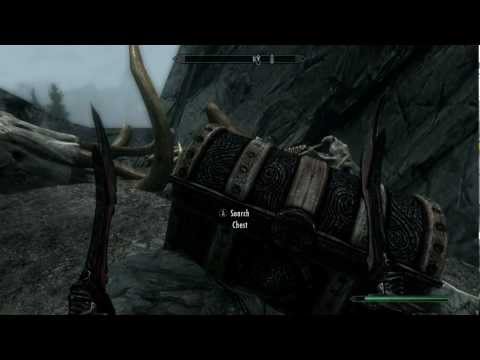 Skyrim - Dragon Platearmor Location + Glass Warhammer + Coins + Shout + Dragon