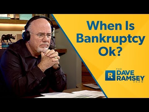 When Should I File Bankruptcy? - Dave Ramsey Rant