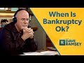 When Should I File Bankruptcy? - Dave Ramsey Rant