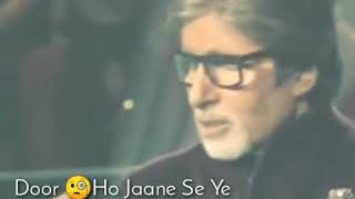 Hadsa Banke Koi Khwab By Amitabh Whatsapp Status  