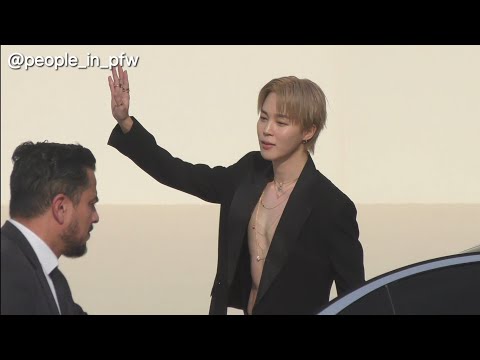 Jimin 지민 [BTS] - Exit Dior SS26 fashion show in Paris - 01.10.2025