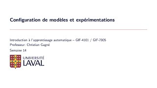 14.3 Optimisation pour l'ajustement d'hyperparamètres