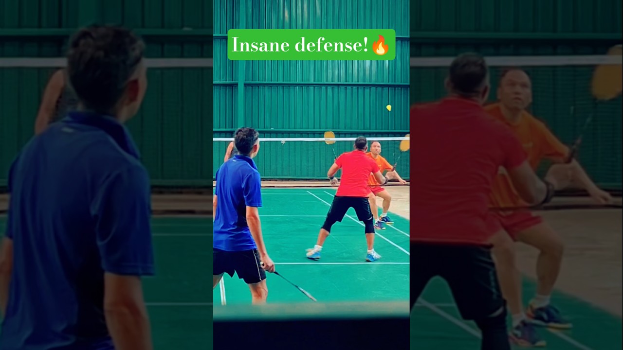 Pure Rotation & Defense 🏸 #shorts #badminton