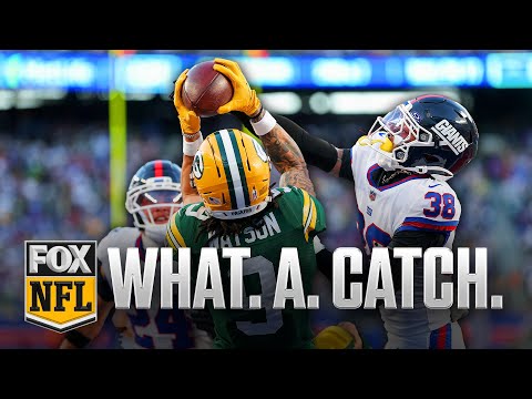 Christian Watson MAKES INCREDIBLE 17-YARD TD Catch in Packers WIN over Giants | NFL on FOX