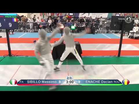 European Championships 2023 CMS - L32 - Massimo Sibillo ITA v Dacian Enache ROU