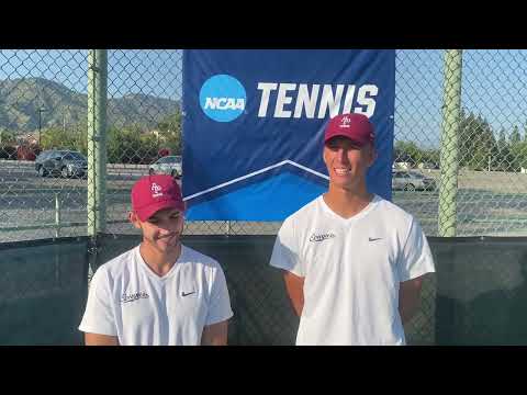 Azusa Pacific Men’s Tennis Postmatch Interview: Cole Rassner & Soeren Grandke