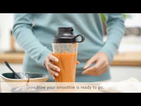 Bosch MMB6141B Series 4, Trintuvas, VitaPower Serie | 4, 1200 W, Juoda video