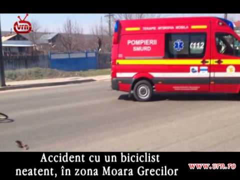Accident cu un biciclist neatent, în zona Moara Grecilor