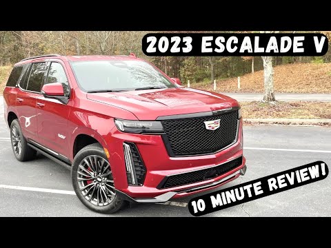 2023 Cadillac Escalade V AWD | 10 Minute Review