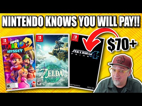 Nintendo RESPONDS! Switch Games Are $70 Because They Know You Will Buy Them!