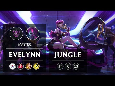 Evelynn Jungle vs Lee Sin - KR Master Patch 9.5