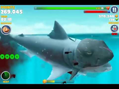 Om nom nom - Santa feeding Megalodon bombs