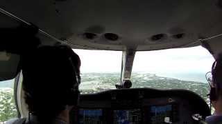 preview picture of video 'Key West Approach & Landing Cessna Citation'