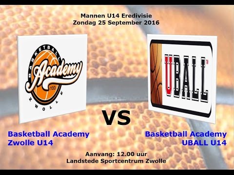 BA Zwolle U14 - UBALL U14, 1e kwart, 25-09-2016