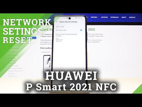 How to Reset Network Settings in HUAWEI P Smart 2021 NFC – Restore Network Defaults