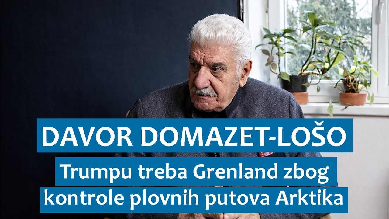 Admiral Davor Domazet-Lošo: Trumpu treba Grenland zbog kontrole plovnih putova Arktika