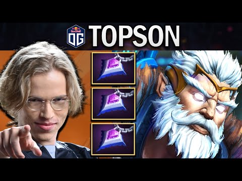OG.TOPSON ZEUS WITH TRIPLE NULL TALISMAN - DOTA 2 7.30 GAMEPLAY
