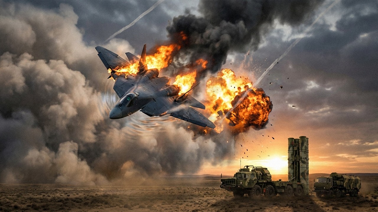 RUSSIA'S 'BEST' STEALTH JET SU-57, SHOT DOWN BY RUSSIA'S OWN MISSILES || 2026