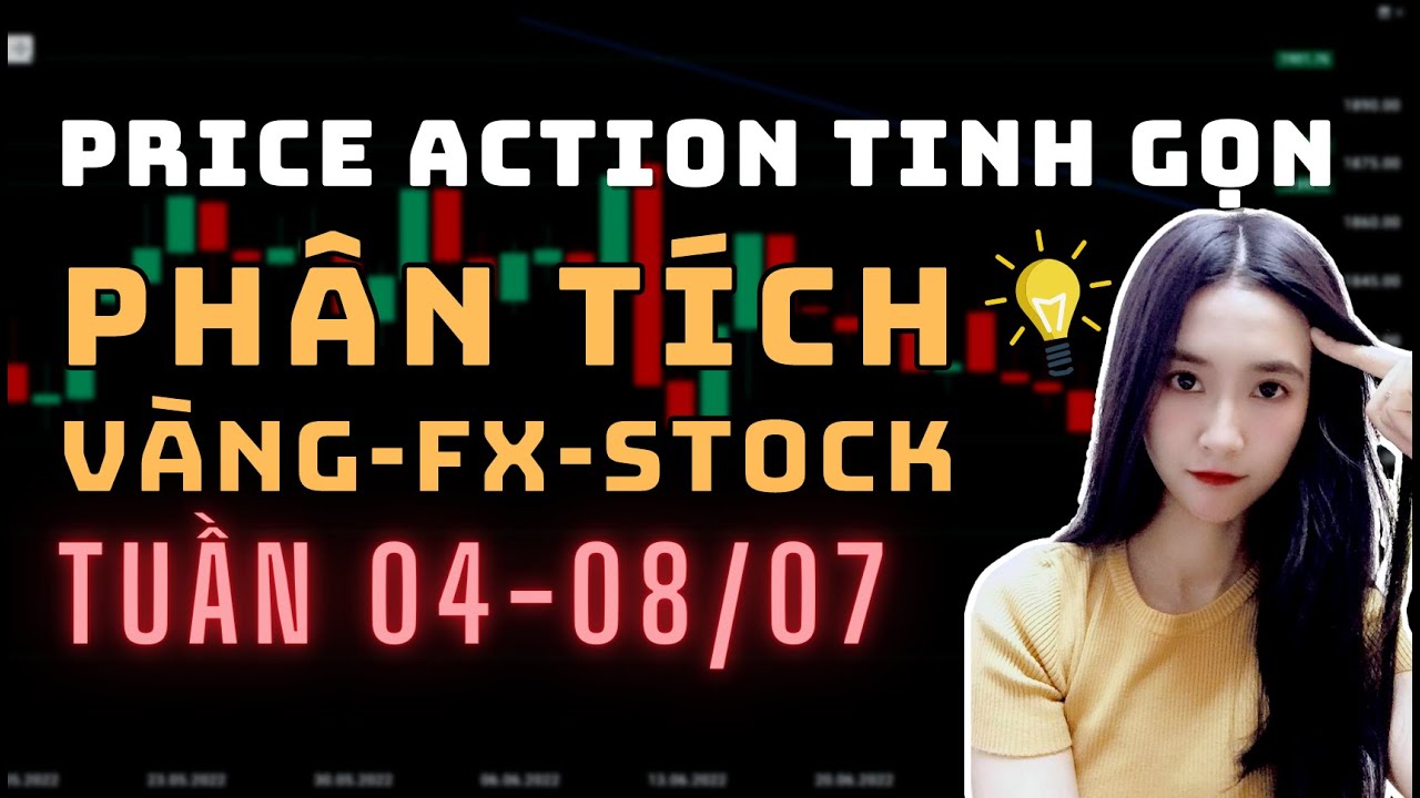 Phân Tích VÀNG-FOREX-STOCK Tuần 04-08/07 Theo Phương Pháp Price Action Tinh Gọn